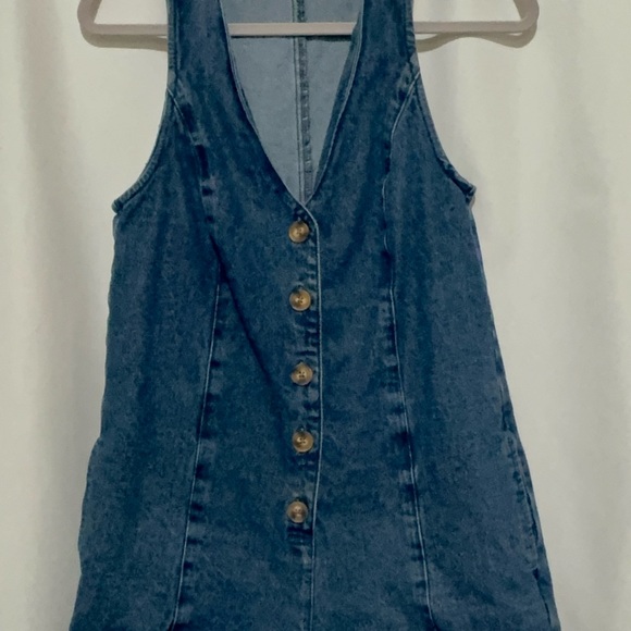 Show Me Your MuMu Blue Denim romper - Picture 4 of 6